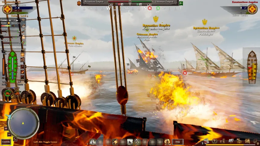 Скриншот 1 к игре Conqueror of the Seas