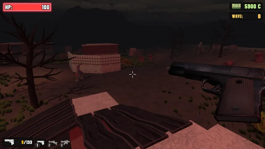Скриншот 1 к игре Last Night in Zombie Village