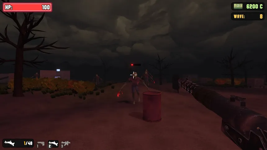 Скриншот 2 к игре Last Night in Zombie Village