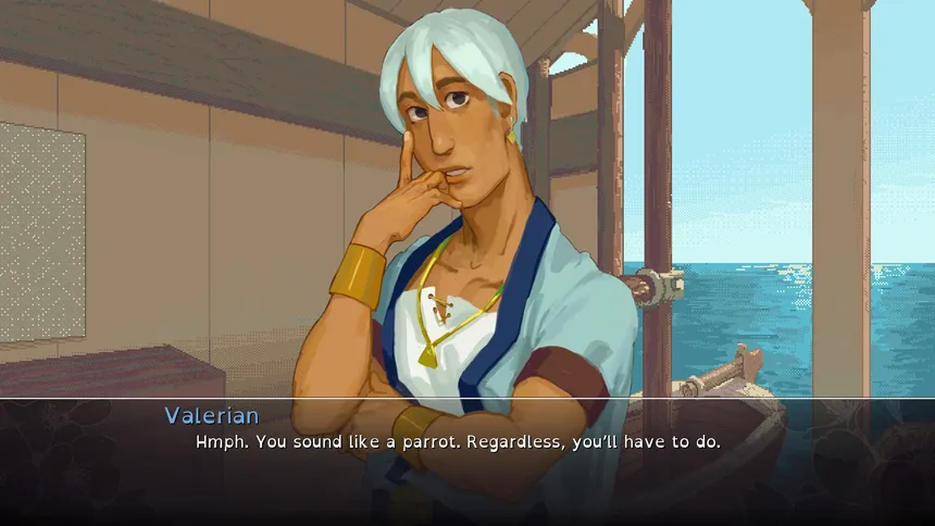 Скриншот 3 к игре Breathless Winds - LGBT Visual Novel