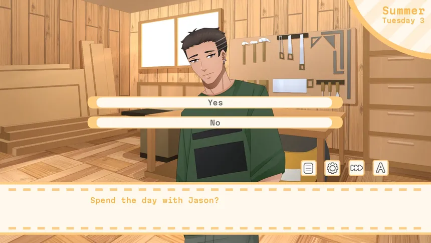 Скриншот 1 к игре Every Summer Holiday - BL (Boys Love) Visual Novel