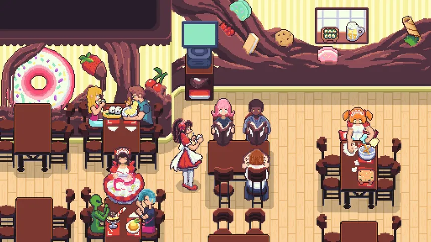 Скриншот 2 к игре Kurenai Maid Tycoon