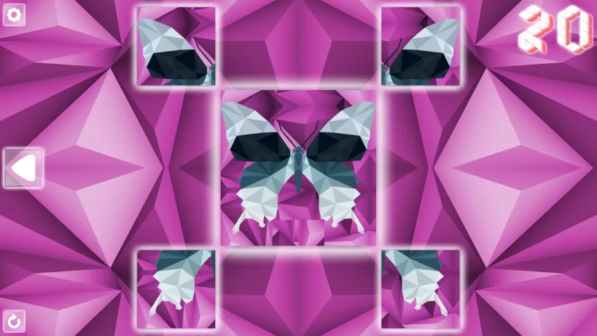 Скриншот 3 к игре Poly Puzzle: Butterflies