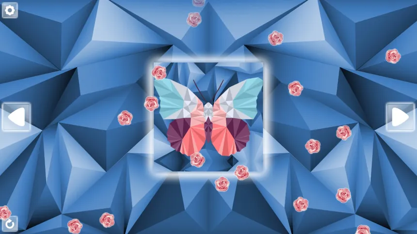 Скриншот 4 к игре Poly Puzzle: Butterflies