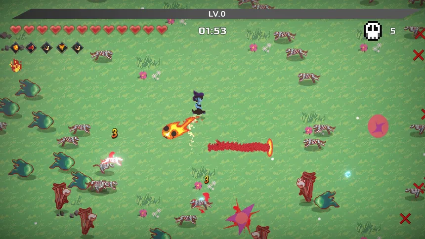 Скриншот 2 к игре Elemental Survivors : Roguelike