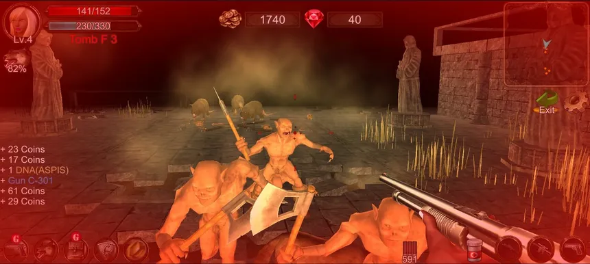 Скриншот 4 к игре Dungeon Shooter : Dark Temple