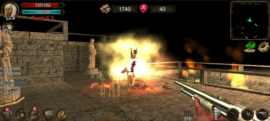 Скриншот 5 к игре Dungeon Shooter : Dark Temple