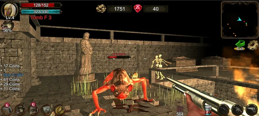 Скриншот 6 к игре Dungeon Shooter : Dark Temple