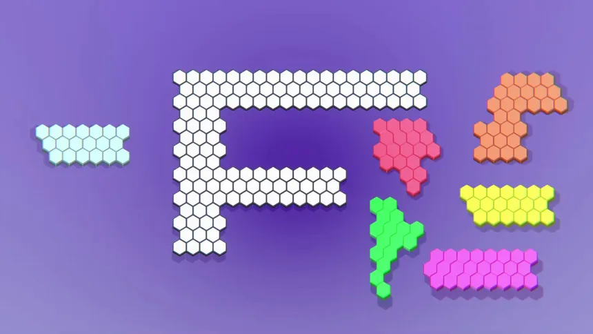 Скриншот 1 к игре Hexagon Puzzle Blocks