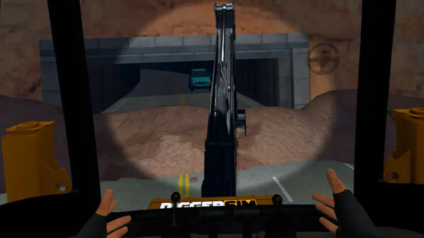 Скриншот 2 к игре DiggerSim - Excavator & Heavy Equipment Simulator VR