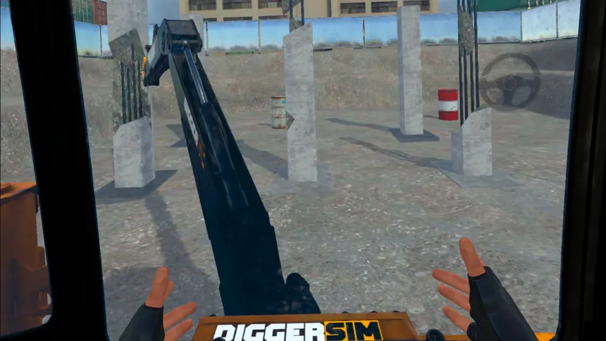 Скриншот 4 к игре DiggerSim - Excavator & Heavy Equipment Simulator VR