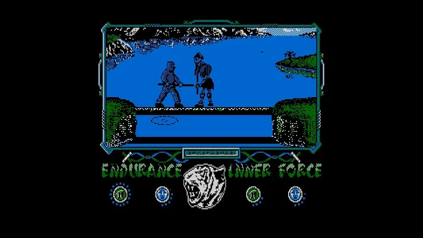 Скриншот 3 к игре The Way of the Tiger (CPC/Spectrum)