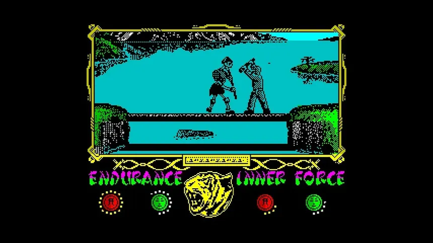 Скриншот 4 к игре The Way of the Tiger (CPC/Spectrum)