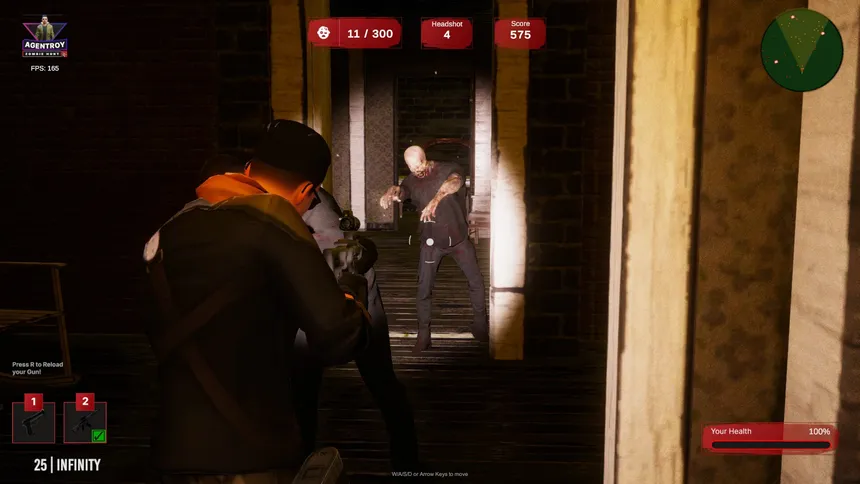 Скриншот 1 к игре Agent Roy - Zombie Hunt