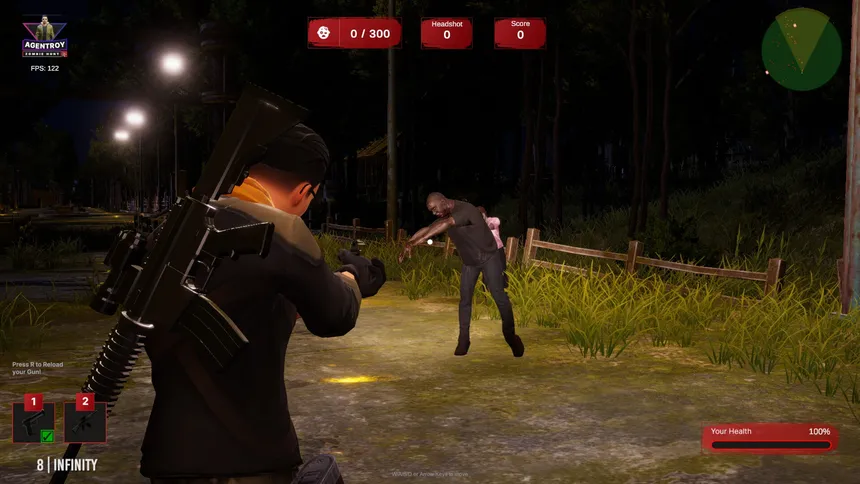 Скриншот 2 к игре Agent Roy - Zombie Hunt