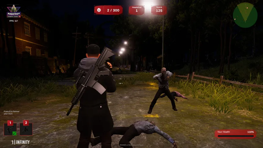 Скриншот 4 к игре Agent Roy - Zombie Hunt
