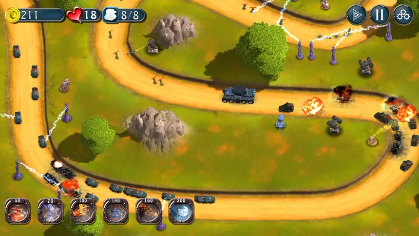 Скриншот 1 к игре Minibots TD