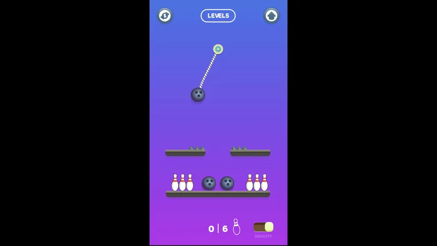 Скриншот 1 к игре Rope Bowling
