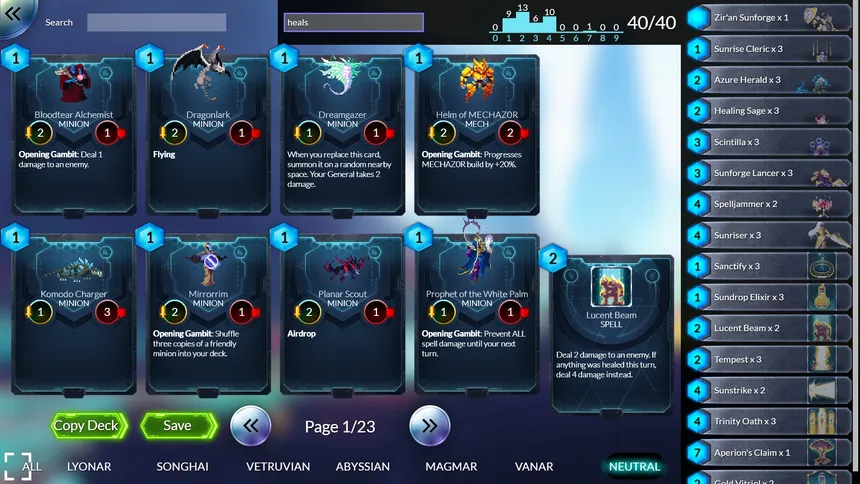 Скриншот 2 к игре Duelyst GG