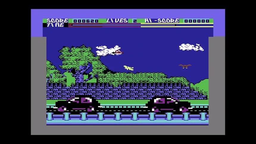 Скриншот 4 к игре Percy the Potty Pigeon (C64/Spectrum)