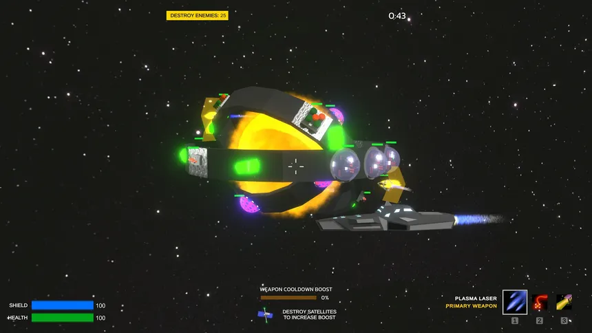 Скриншот 2 к игре Orbital Bombardment