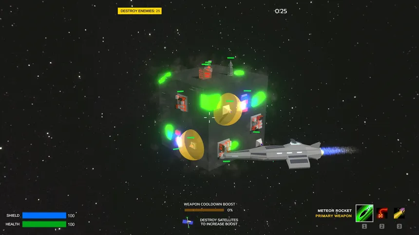 Скриншот 3 к игре Orbital Bombardment