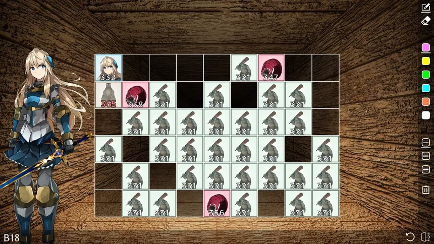 Скриншот 2 к игре Dungeon in Grid Puzzles
