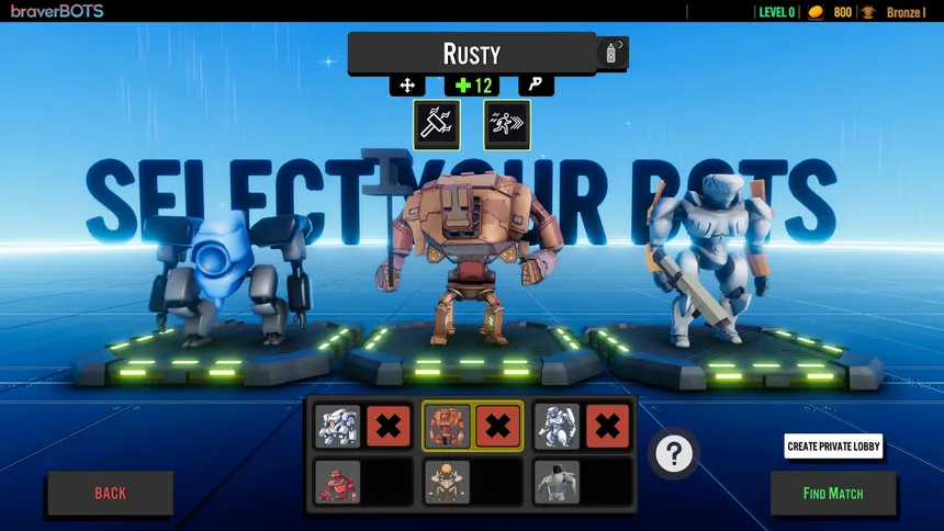Скриншот 1 к игре braverBOTS
