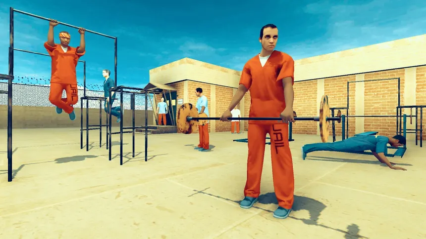 Скриншот 1 к игре Prison Life Simulator 2023- World FIGHT Battle ULTIMATE