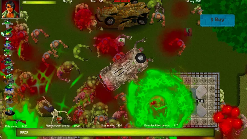 Скриншот 1 к игре Zombie Apocalypse - The Last Fortress