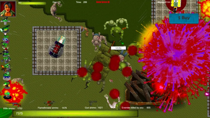 Скриншот 5 к игре Zombie Apocalypse - The Last Fortress