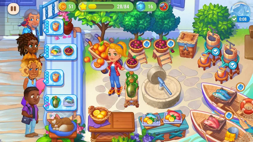 Скриншот 1 к игре Farming Fever - Pizza and Burger Cooking game