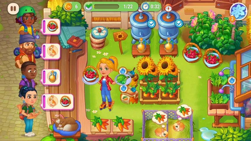 Скриншот 4 к игре Farming Fever - Pizza and Burger Cooking game