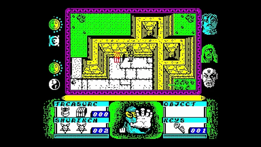 Скриншот 3 к игре Avenger (C64/CPC/Spectrum)