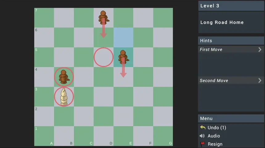 Скриншот 1 к игре Back Rank Chess