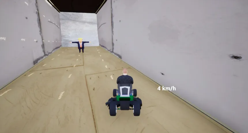 Скриншот 1 к игре Lawnmower Game: Find Trump