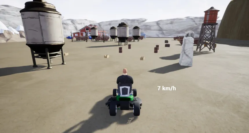 Скриншот 4 к игре Lawnmower Game: Find Trump