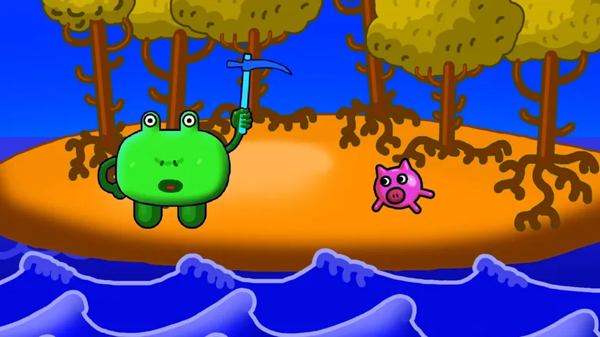 Скриншот 3 к игре Frogvival