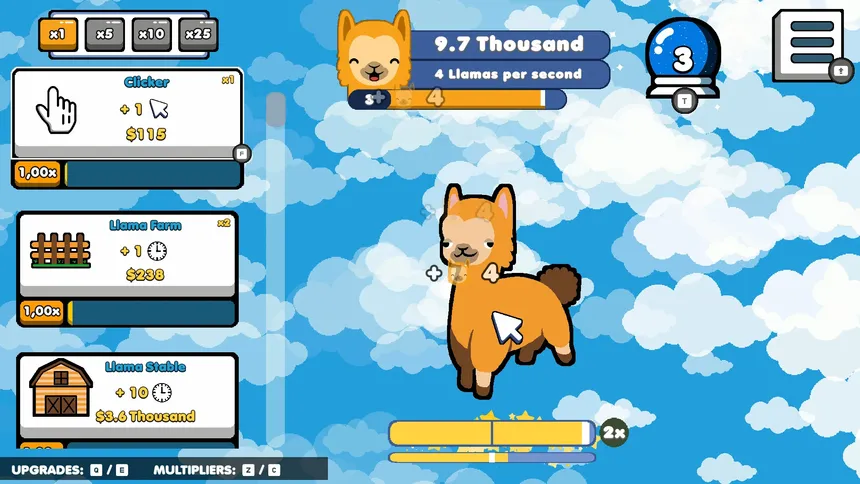 Скриншот 1 к игре Lhama Clicker
