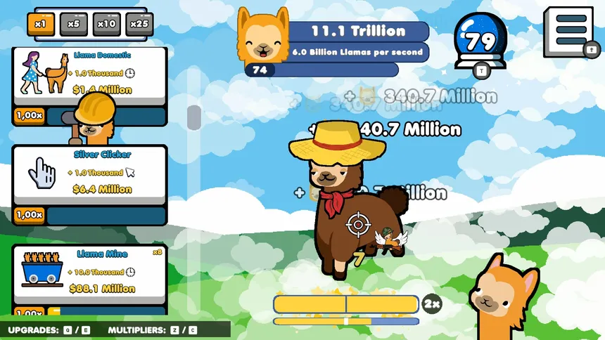 Скриншот 5 к игре Lhama Clicker