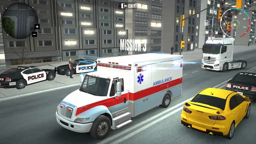 Скриншот 1 к игре City Ambulance Car Driving