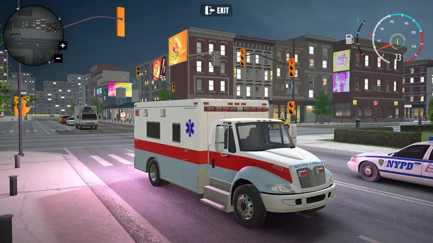 Скриншот 2 к игре City Ambulance Car Driving