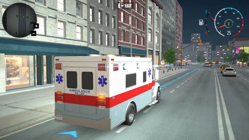 Скриншот 6 к игре City Ambulance Car Driving