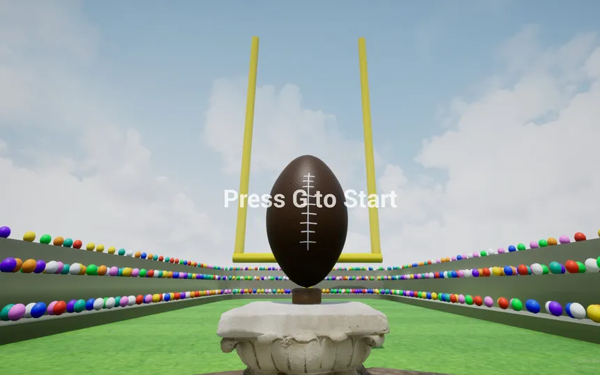Скриншот 1 к игре Pigskin Punter!