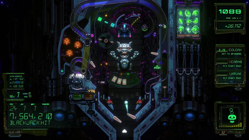 Скриншот 2 к игре XENOTILT: HOSTILE PINBALL ACTION