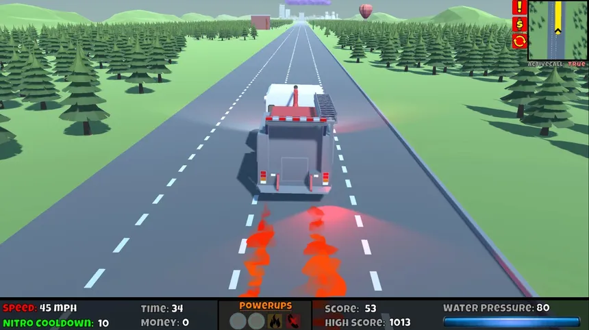 Скриншот 2 к игре Nitrous Firetruck