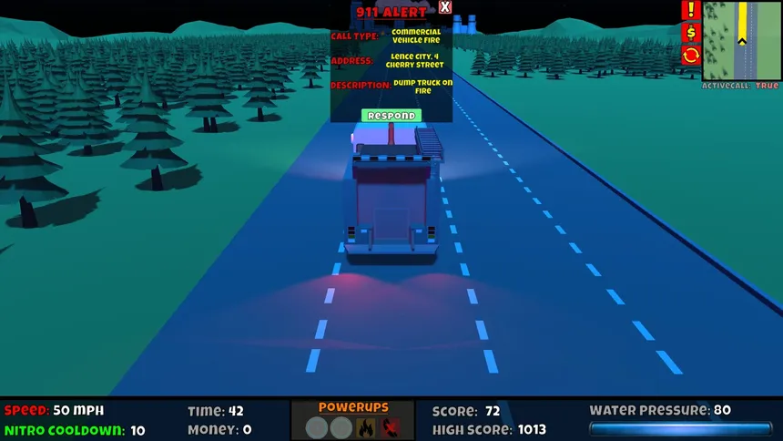 Скриншот 4 к игре Nitrous Firetruck