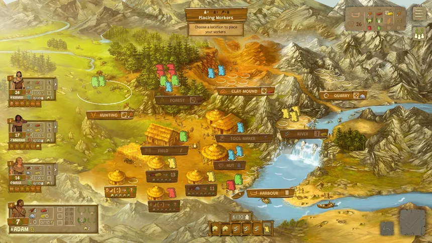Скриншот 1 к игре Stone Age: Digital Edition