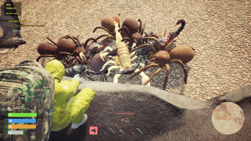Скриншот 1 к игре Web Crawlies {Multiplayer}