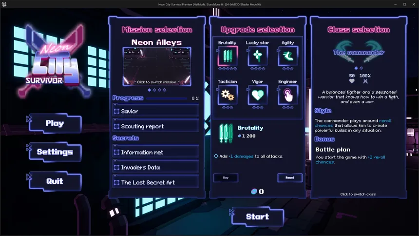Скриншот 3 к игре Neon City Survivor
